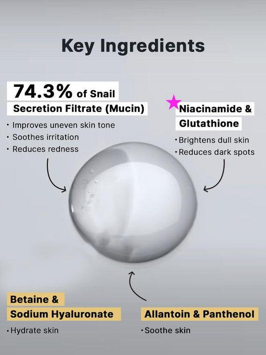 [Cosrx] Advanced Snail Radiance Dual Essence 80ml